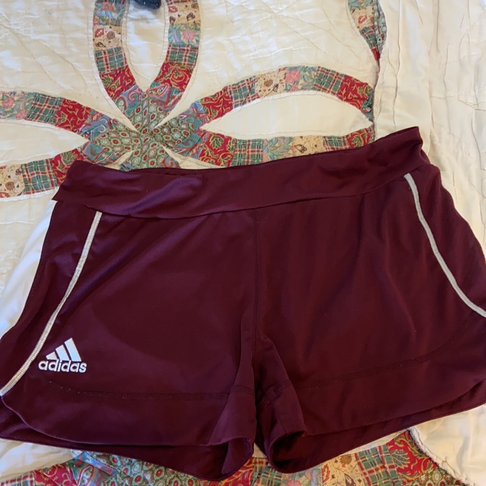 Adidas Climacool maroon shorts size large